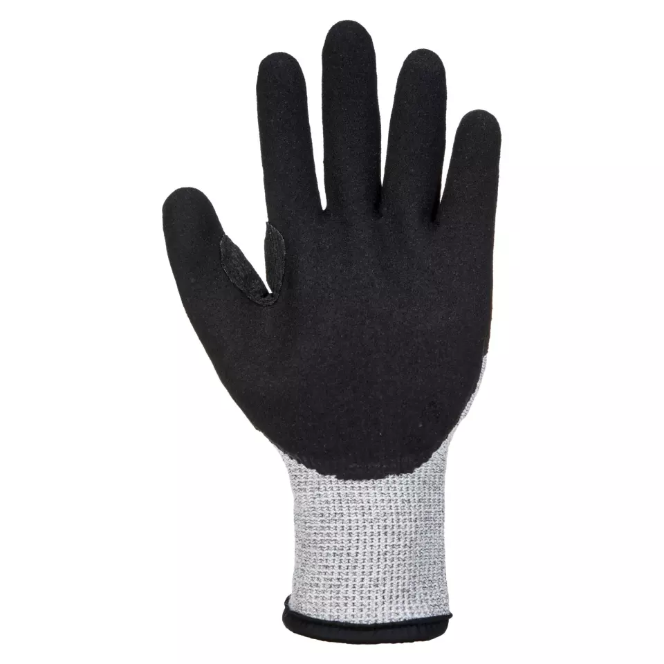 Portwest A729G8R, Aufprallschutz-Schnittfest-Thermo-Handschuh, Grau/Schwarz, image 2, gallery thumbnail