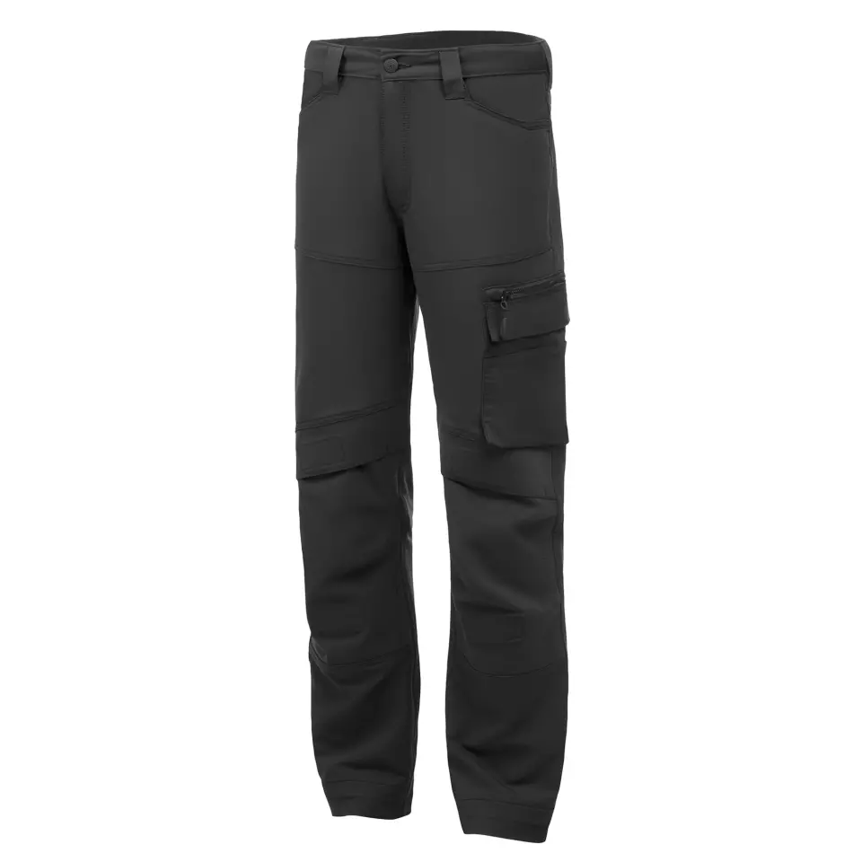 Portwest DX421ABR, DX4 Trade Trousers, All Black, image 3, gallery thumbnail