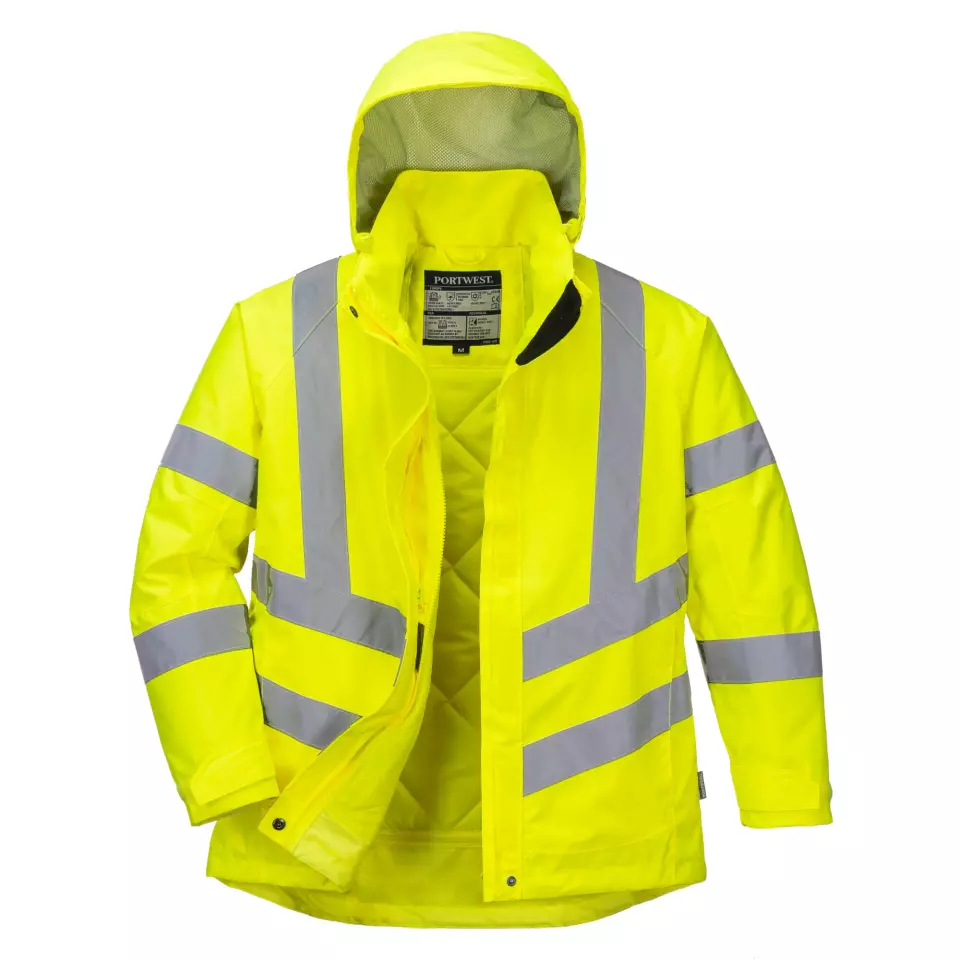 Portwest LW74YER, Warnschutz-Damen-Winterjacke, Gelb, image 1, gallery thumbnail