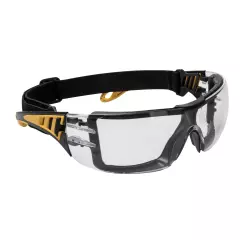 Portwest PS09CLR, Impervious Tech Safety Glasses, Clear