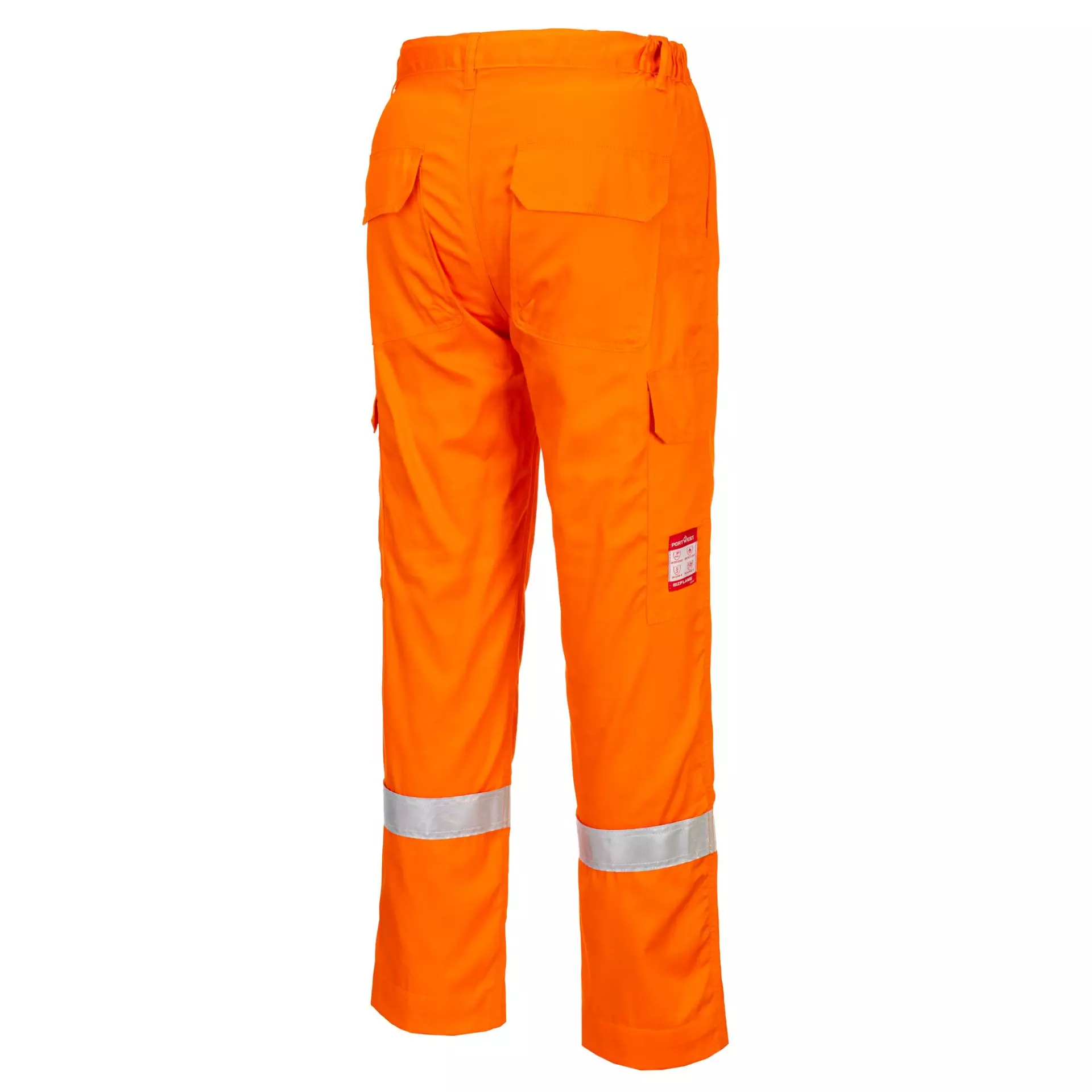 Portwest FR412ORR, Bizflame Work Lightweight Anti-Static FR Trousers, Orange, image 3
