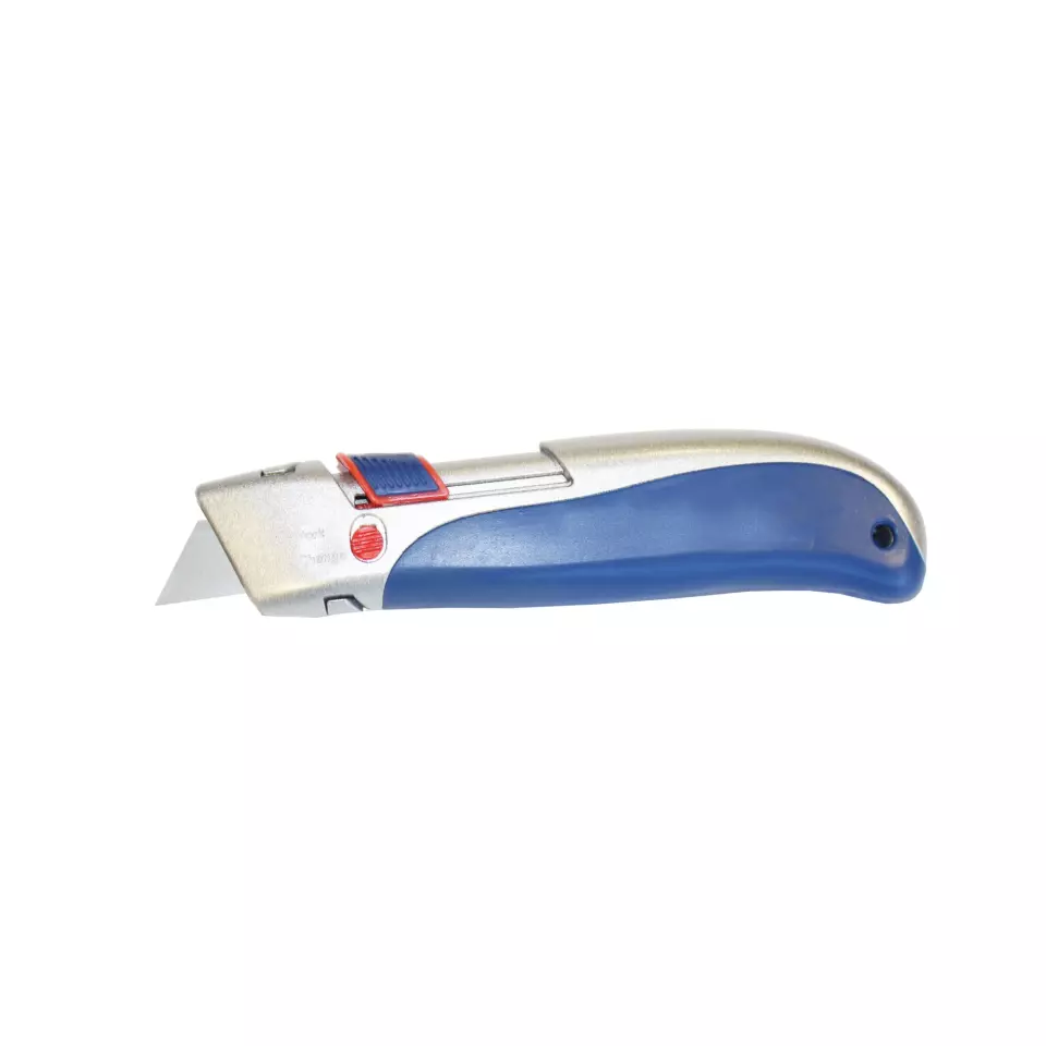 Portwest KN40BLU, Retractable Safety Cutter, Blue, image 2, gallery thumbnail