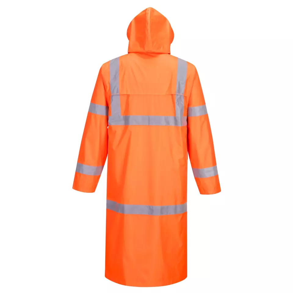 Portwest H445ORR, Warnschutz-Regenmantel 122cm, Orange, image 2, gallery thumbnail