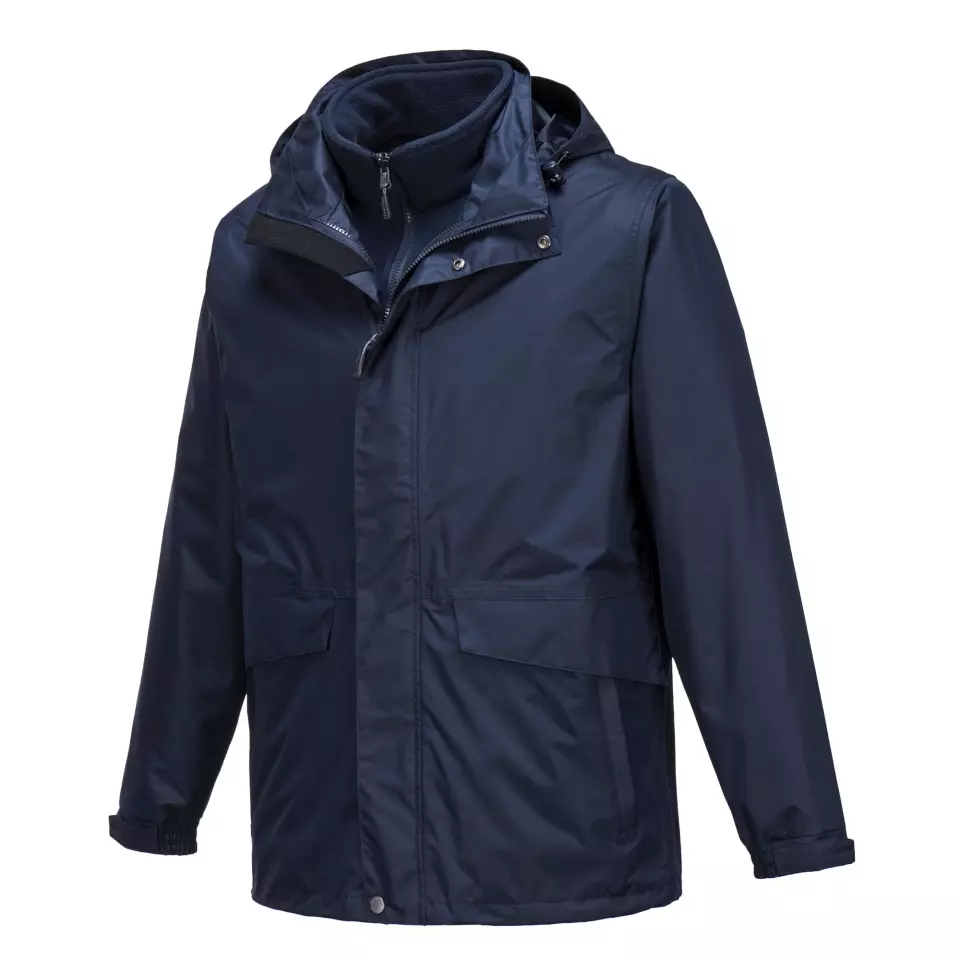 Portwest S507NAR, Argo 3-in-1-jacka, marinblå, image 3, gallery thumbnail