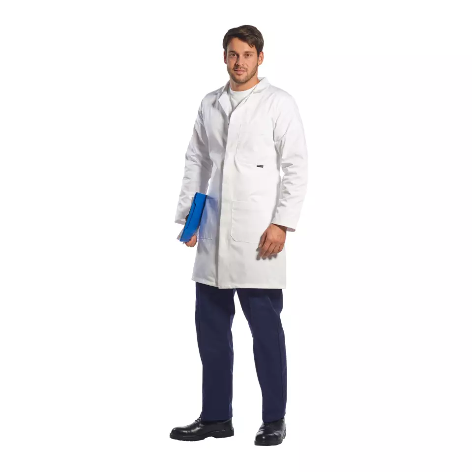 Portwest C852NAR, Standard laboratorierock, marinblå, image 2, gallery thumbnail