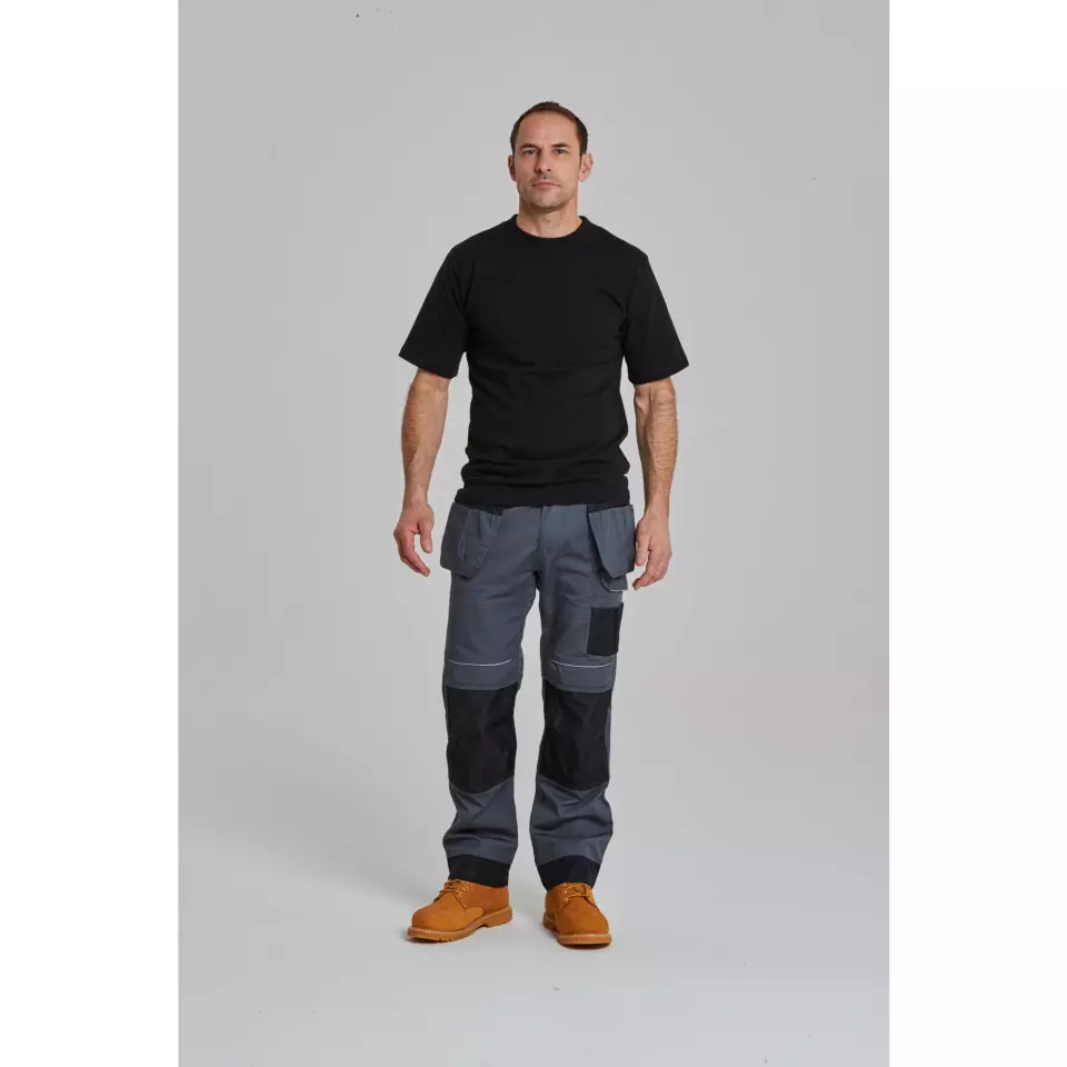 Portwest T602ZBR, PW3 Holster Work Trousers, Zoom Grey/Black, image 5, gallery thumbnail