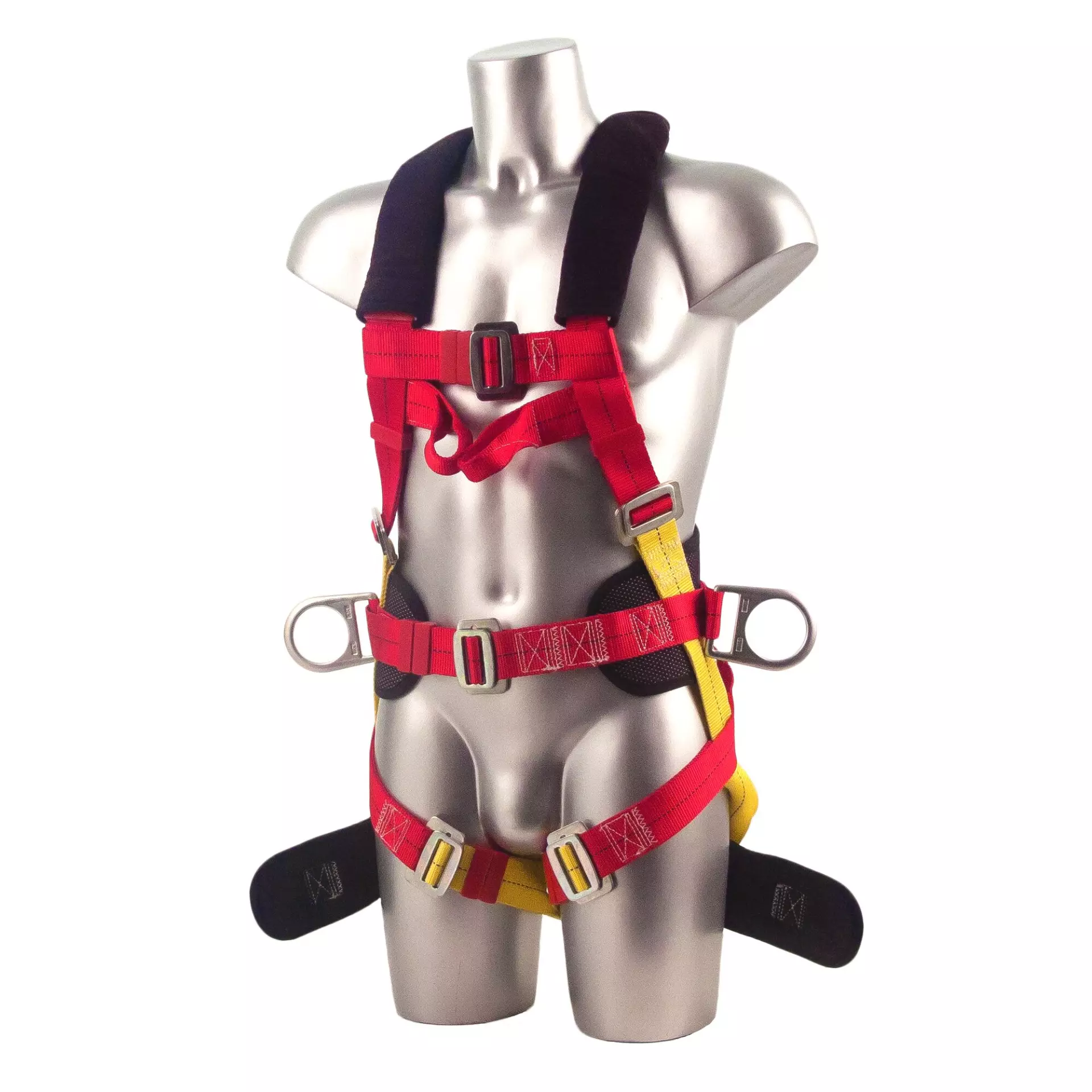 Portwest FP18RER, 3-pistekiinnitys Comfort Plus -valjaat, punainen, image 2