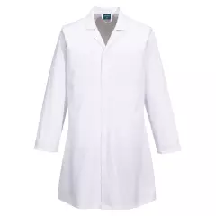 Portwest 2210WHR, Food Industry No Pocket Coat, White