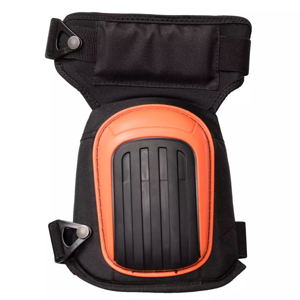 Portwest KP60BKO, Thigh Support Knee Pad, Black/Orange, image 2, gallery thumbnail