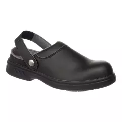 Portwest FW82BKR, Steelite Sicherheitsclog SB FO SR WPA E A, Schwarz