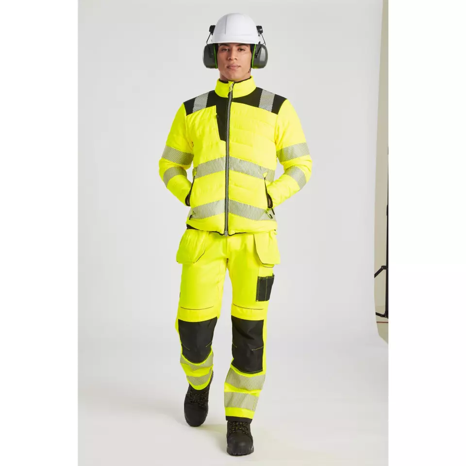 Portwest PW371YBR, PW3 Hi-Vis Steppjacke, Gelb/Schwarz, image 4, gallery thumbnail