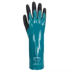 Portwest AP60B8R, Sandy Grip Lite Gauntlet, Blue/Black