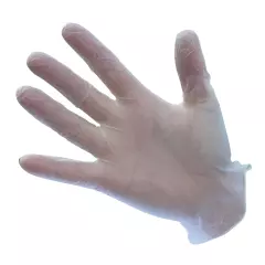 Portwest A900CLR, Powdered Vinyl Disposable Glove, Clear