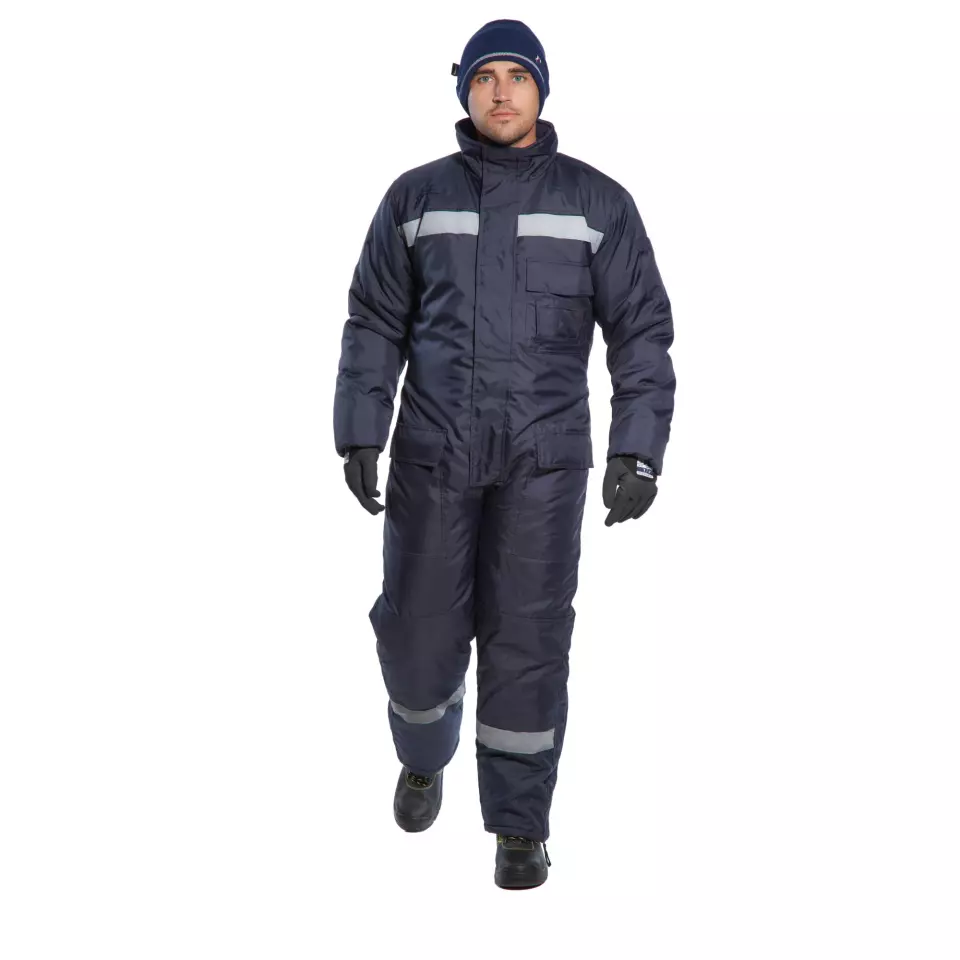 Portwest CS12NAR, ColdStore Coverall, Navy, image 2, gallery thumbnail