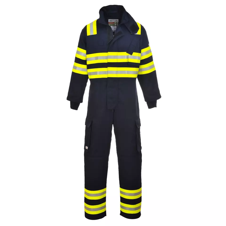Portwest FR98NAR, Wildland Fire Coverall, Navy, image 1, gallery thumbnail