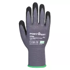 Portwest AP62G8R, Dermiflex Aqua Glove, Grey/Black