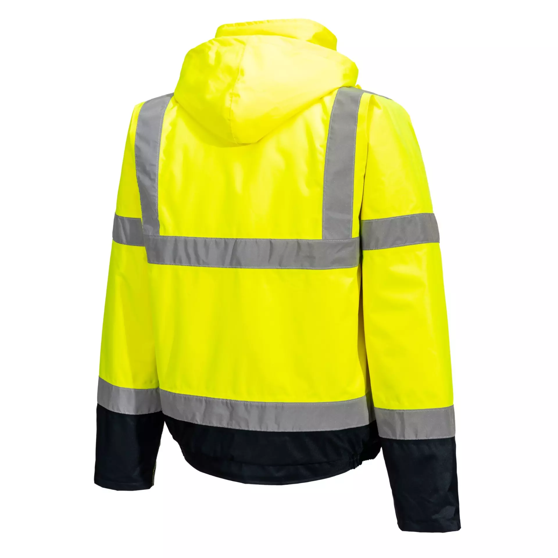 Portwest S266YNR, Warnschutz-Kontrast Winter-Bomberjacke, Gelb/Marine, image 3