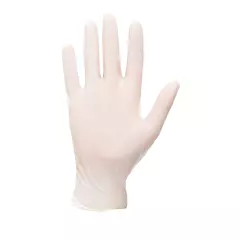 Portwest A910WHR, Powdered Latex Disposable Glove, White