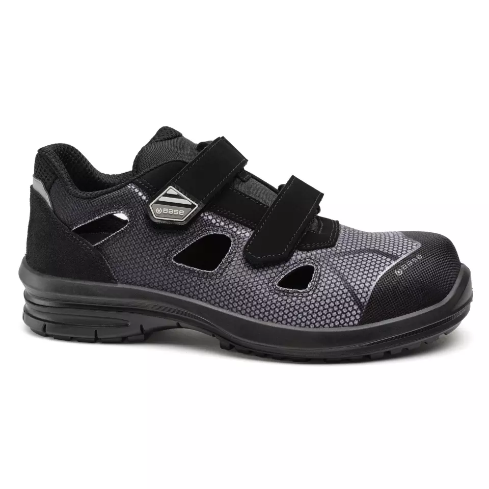 Portwest B0967ABKG, Syrius Sandal S1PL ESD FO SR, Black/Grey, image 1, gallery thumbnail