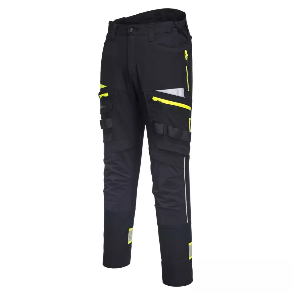 Portwest DX449BKR, DX4 Work Trousers, Black, image 5, gallery thumbnail