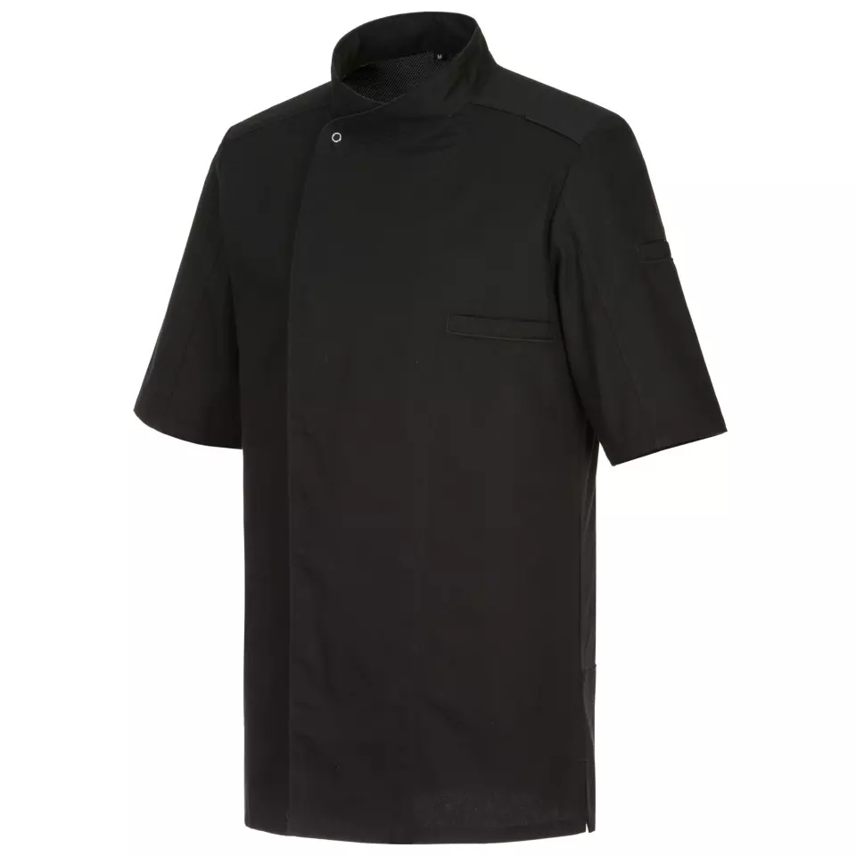 Portwest C735BKR, Chef's MeshAir Pro Surrey Jacket S/S, Black, image 3, gallery thumbnail
