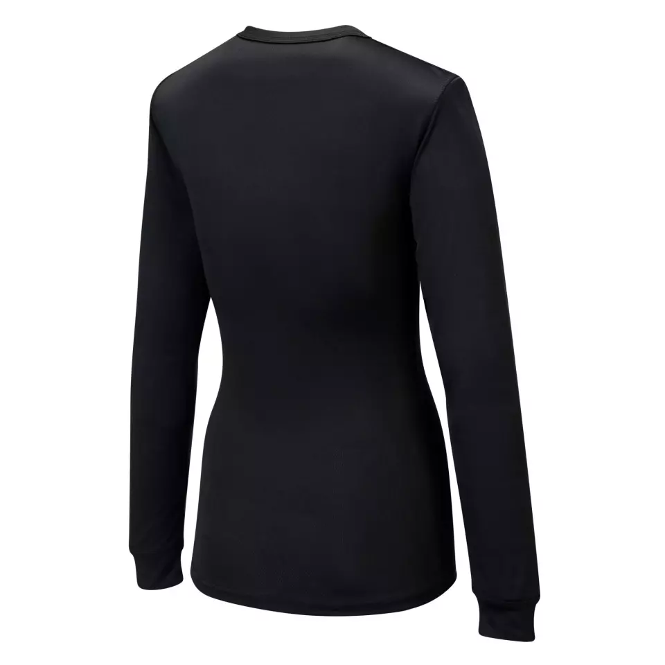 Portwest B136BKR, Women's Baselayer Top L/S, Black, image 4, gallery thumbnail
