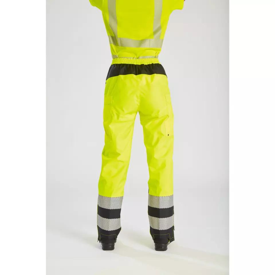 Portwest PW386YBR, PW3 Hi-Vis Women's Rain Trousers, Yellow/Black, image 6, gallery thumbnail