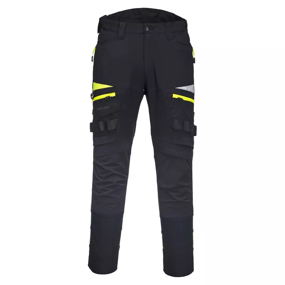 Portwest DX449BKR, DX4 Work Trousers, Black, image 1, gallery thumbnail
