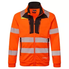 Portwest DX484OBR, DX4 Hi-Vis Hoodie, Orange/Black