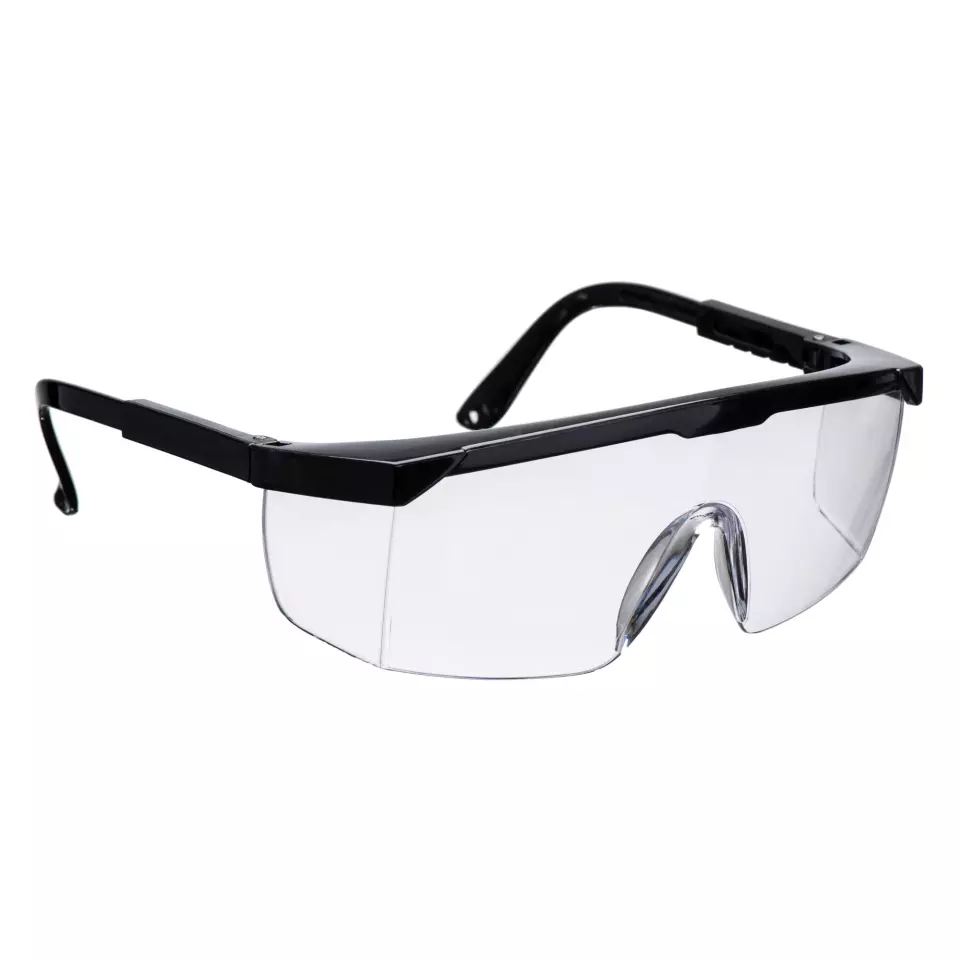 Portwest PS33CLR, Classic Safety Plus Spectacles, Clear, image 1, gallery thumbnail