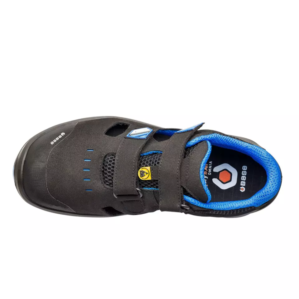 Portwest B1205BKB, I-Bit Sandal S1P ESD SRC, svart/blå, image 4, gallery thumbnail
