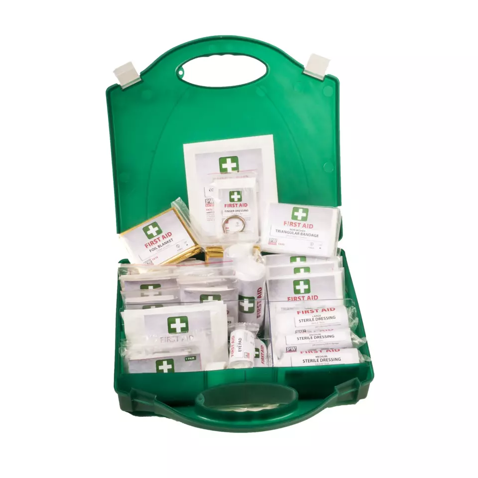 Portwest FA12GNR, Workplace First Aid Kit 100, Green, image 1, gallery thumbnail