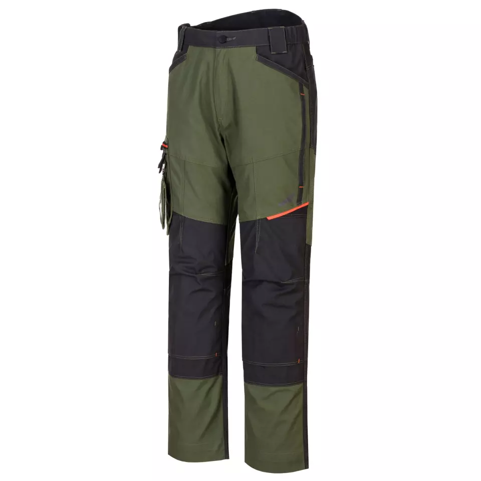 Portwest T701OGR, WX3 Work Trousers, Olive Green, image 4, gallery thumbnail