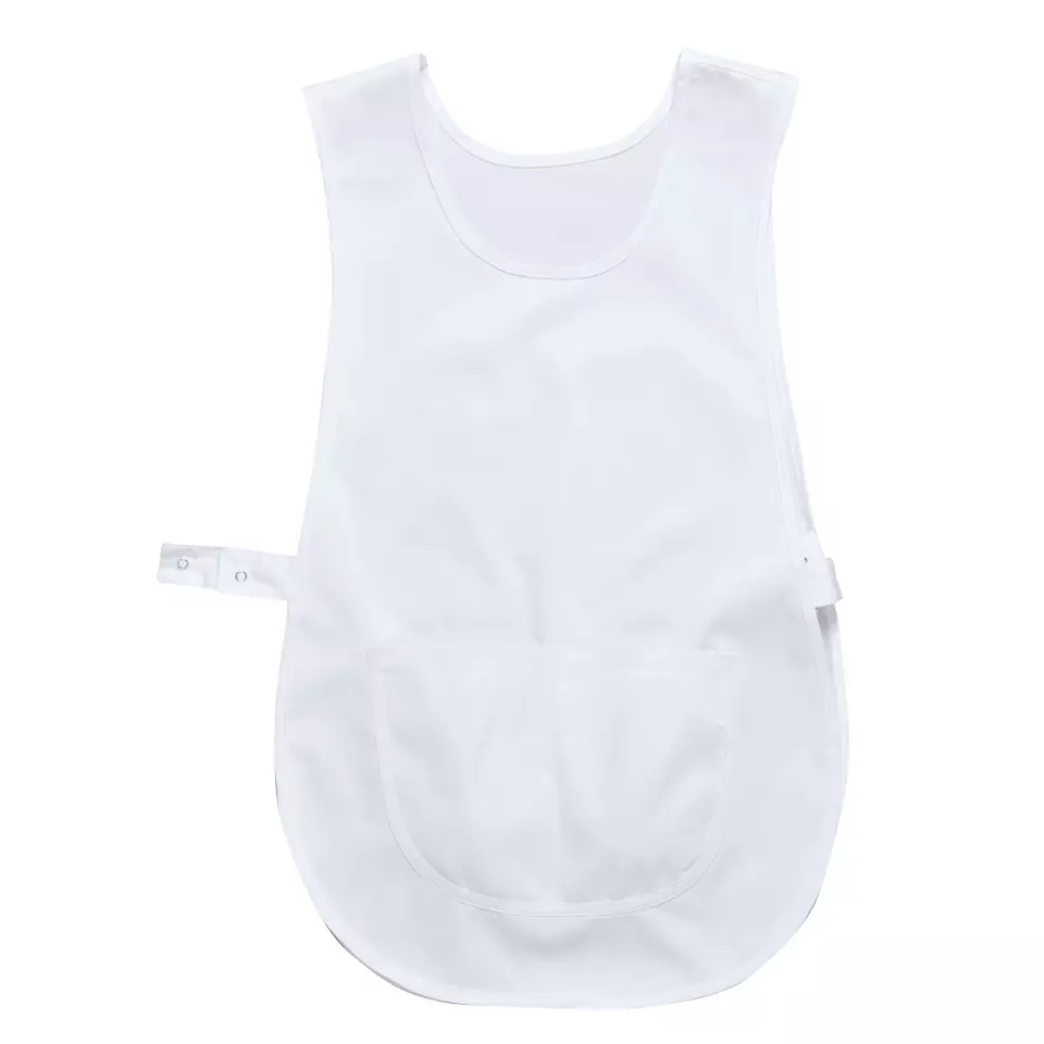 Portwest S843WHR, Tabard Apron with Pocket, White, image 1, gallery thumbnail