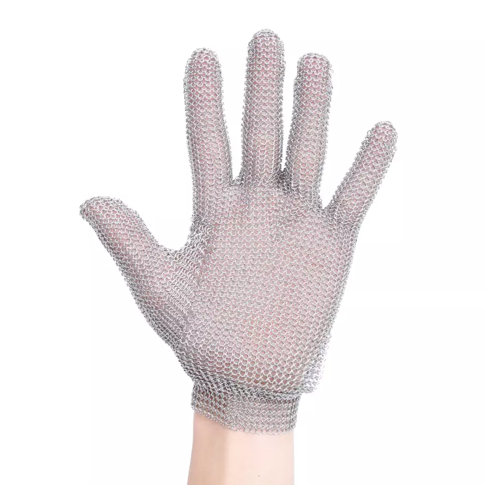 Portwest AC01SIR, Chainmail Glove, Silver, image 2, gallery thumbnail