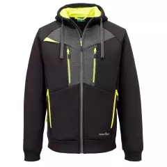 Portwest DX472BKR, DX4 Zipped Hoodie, Black