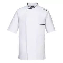 Portwest C735WHR, Chef's MeshAir Pro Surrey Jacket S/S, White