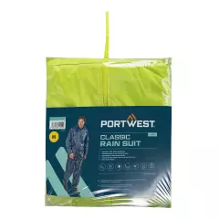 Portwest L440YER, Essentials Regenanzug (2-teilig), Gelb