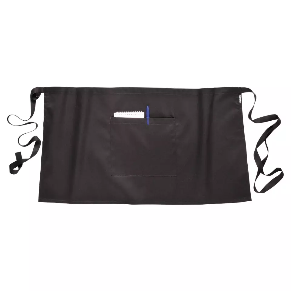 Portwest S845BKR, Bar Apron, Black, image 2, gallery thumbnail