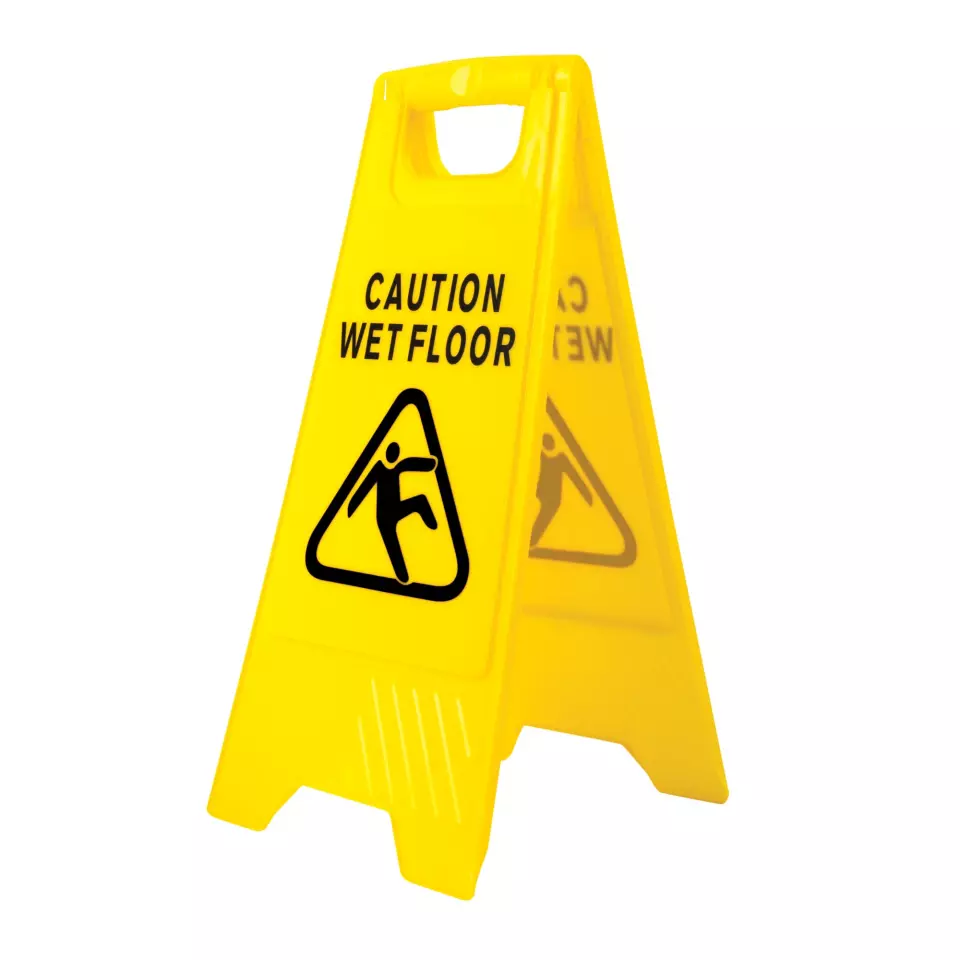 Portwest HV20YER, Wet Floor Warning Sign, Yellow, image 1, gallery thumbnail