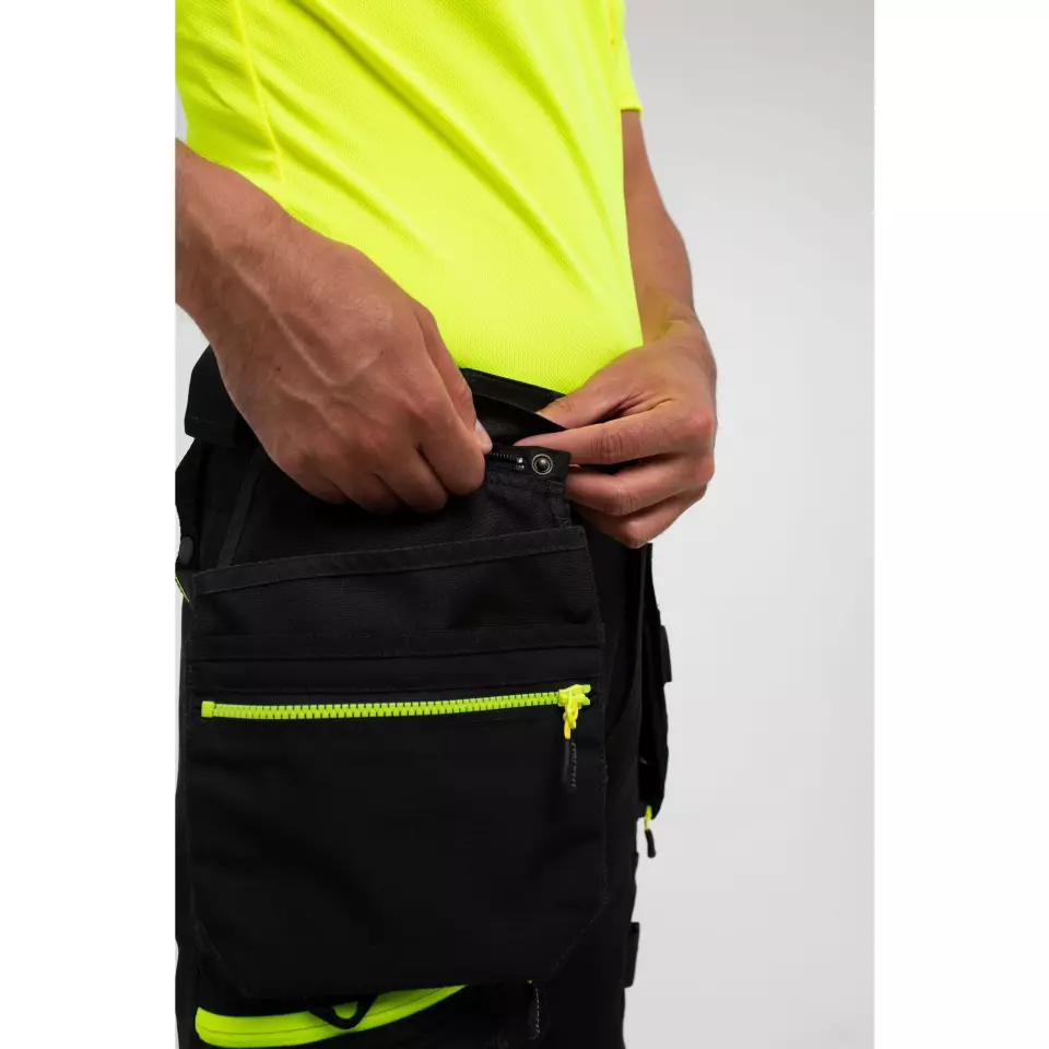 Portwest DX440BKR, DX4 Detachable Holster Pocket Trousers, Black, image 10, gallery thumbnail