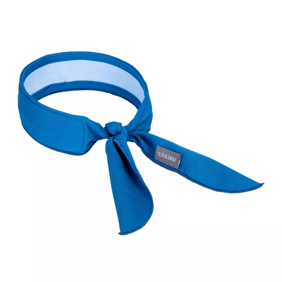 Portwest CV05BLU, Cooling Neck Scarf, Blue, image 2, gallery thumbnail