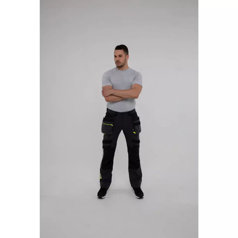Portwest DX440BKR, DX4 Detachable Holster Pocket Trousers, Black, image 11, gallery thumbnail
