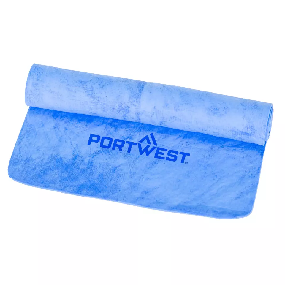 Portwest CV06BLU, Cooling Towel, Blue, image 1, gallery thumbnail