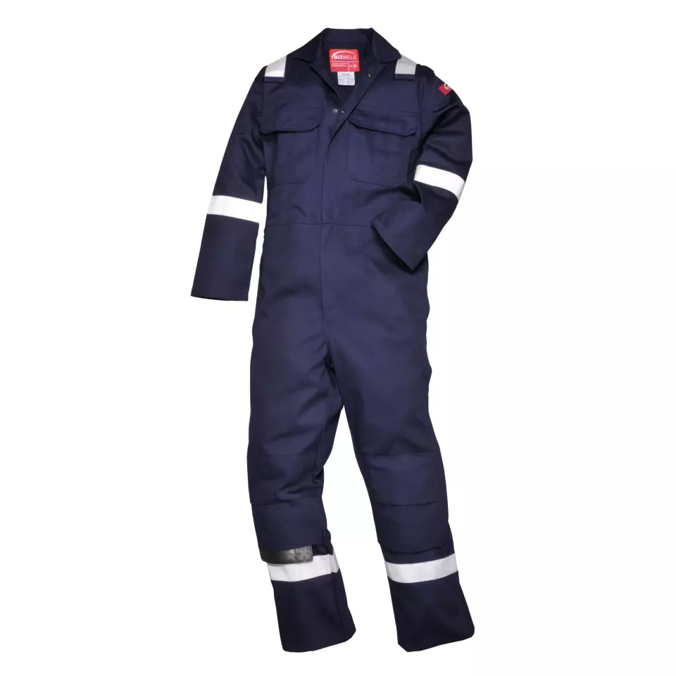 Portwest BIZ5NAR, Bizweld Iona FR Coverall, Navy, image 2, gallery thumbnail