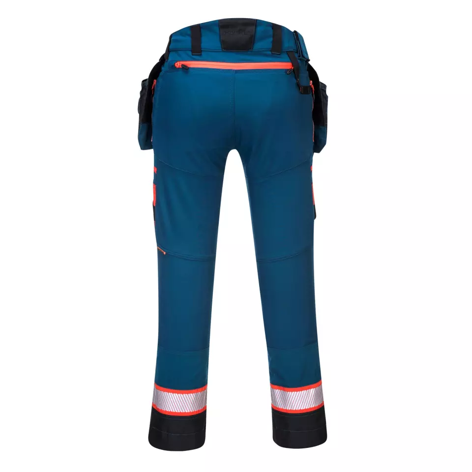 Portwest DX440MBR, DX4 Detachable Holster Pocket Trousers, Metro Blue, image 2, gallery thumbnail