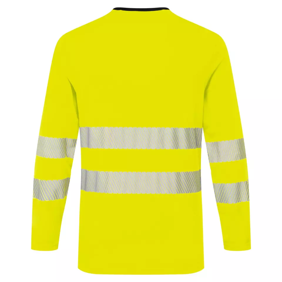 Portwest DX416YBR, DX4 Warnschutz T-Shirt Langarm, Gelb/Schwarz, image 2, gallery thumbnail