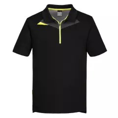 Portwest DX410BKR, DX4 Polo Shirt S/S, Black
