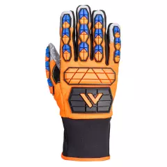 Portwest A726O4R, Aqua-Seal Pro Glove, Orange/Blue