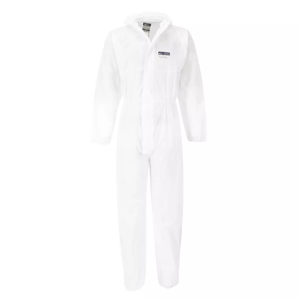 Portwest ST30WHR, BizTex SMS Coverall Type 5/6, White, image 2, gallery thumbnail